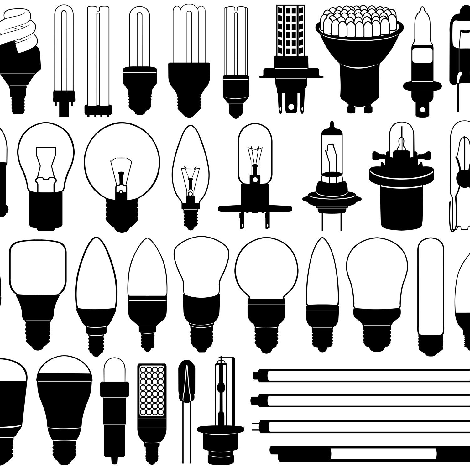 Виды и характеристики цоколей в лампочках