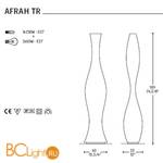 Торшер Alt Lucialternative AFRAH TR ARGENTO LUCIDO - Схема