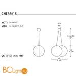 Подвесной светильник Alt Lucialternative CHERRY S 0103120364302 - Схема