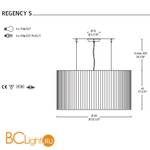 Подвесной светильник Alt Lucialternative REGENCY S bianco 0103098053602 - Схема