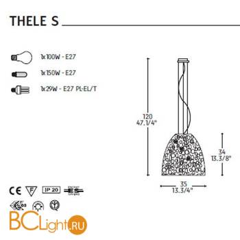 Подвесной светильник Alt Lucialternative THELE S 0103008013102 - Схема
