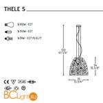 Подвесной светильник Alt Lucialternative THELE S 0103008013102 - Схема