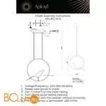 Подвесной светильник Aployt Astor APL.822.16.10 - Фото 18