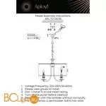 Подвесной светильник Aployt Berze APL.721.06.05 - Фото 18