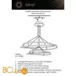 Подвесной светильник Aployt Diana APL.034.03.120 - Фото 16