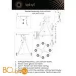 Люстра Aployt Elinor APL.801.03.16 - Фото 16