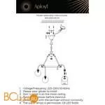 Люстра Aployt Eloiz APL.839.03.09 - Фото 15