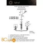 Люстра Aployt Elza APL.767.03.06 - Фото 0