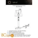 Настольная лампа Aployt Emilia APL.723.04.01 - Фото 16