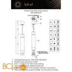 Подвесной светильник Aployt Evet APL.618.26.01 - Фото 0