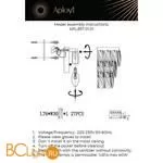 Настенный светильник Aployt Francheska APL.837.01.02 - Фото 0