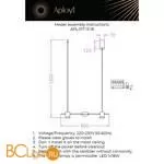 Подвесной светильник Aployt Frania APL.017.13.18 - Фото 1