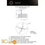 Подвесной светильник Aployt Frania APL.017.07.48 - Фото 1