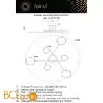 Потолочный светильник Aployt Ines APL.043.07.50 - Фото 12