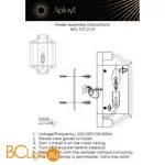 Настенный светильник Aployt Kamila APL.727.01.01 - Фото 14