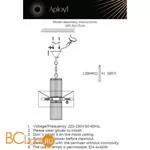 Подвесной светильник Aployt Karola APL.841.13.04 - Фото 12