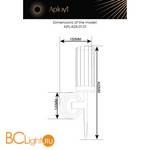 Бра Aployt Klaris APL.626.01.01 - Схема