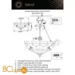 Подвесной светильник Aployt Leoni APL.625.17.04 - Фото 0