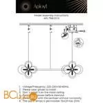 Люстра Aployt Lilian APL.768.03.12 - Фото 14