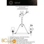 Люстра Aployt Lyus APL.840.03.08 - Фото 14