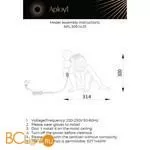 Настольный светильник Aployt Magali APL.309.14.01 - Фото 11