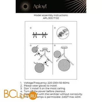 Люстра Aployt Marzena APL.300.17.02 - Фото 10