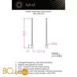 Настенный светильник Aployt Merian APL.019.11.07 - Фото 0