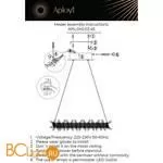 Люстра Aployt Merion APL.040.03.45 - Фото 14