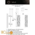 Настенный светильник Aployt Milunia APL.050.01.10 - Фото 12