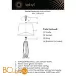 Настольная лампа Aployt Monika APL.739.04.01 - Фото 15