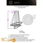 Подвесной светильник Aployt Monisia APL.020.03.138 - Фото 10
