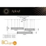 Подвесной светильник Aployt Nicoletta APL.026.03.100 - Фото 3