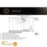 Подвесной светильник Aployt Nicoletta APL.026.03.85 - Фото 2