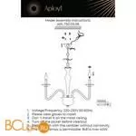 Люстра Aployt Nita APL.730.03.08 - Фото 20