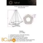 Подвесной светильник Aployt Polunia APL.021.13.136 - Фото 12