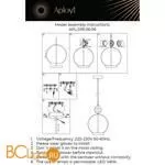 Подвесной светильник Aployt Sara APL.039.06.06 - Фото 18