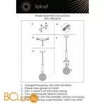 Подвесной светильник Aployt Shantal APL.766.06.01 - Фото 10