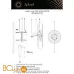 Настенный светильник Aployt Valentayn APL.641.01.03 - Фото 11