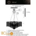 Люстра Aployt Viktorayn APL.844.03.13 - Фото 16