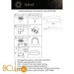 Потолочный светильник Aployt Virzhini APL.023.07.68 - Фото 0