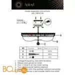 Люстра Aployt Wiga APL.758.07.09 - Фото 12
