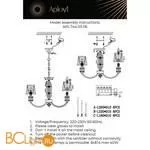 Люстра Aployt Zhaklin APL.744.03.06 - Фото 16
