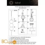 Подвесной светильник Aployt Zhizel APL.608.26.03 - Фото 6