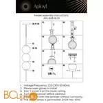 Подвесной светильник Aployt Zhizel APL.608.16.03 - Фото 6