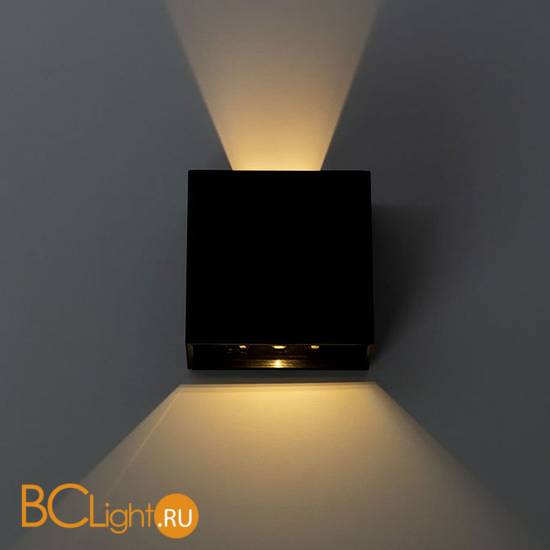 Уличный настенный светильник Arte Lamp Algol A1445AL-1BK