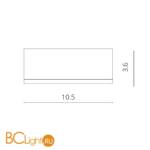 Потолочный светильник Arte Lamp Altair A7706PL-2WH - Схема