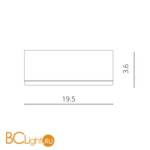 Потолочный светильник Arte Lamp Altair A7716PL-2WH - Схема