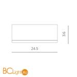 Потолочный светильник Arte Lamp Altair A7724PL-2WH - Схема