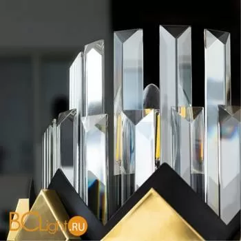 Настенный светильник Arte Lamp Amelia A1039AP-2BK - Фото 1