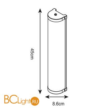 Настенный светильник Arte Lamp Aqua-Bara A5210AP-3WH - Схема